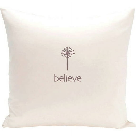 Simply Daisy 16" x 16" Make a Wish Word Print Pillow