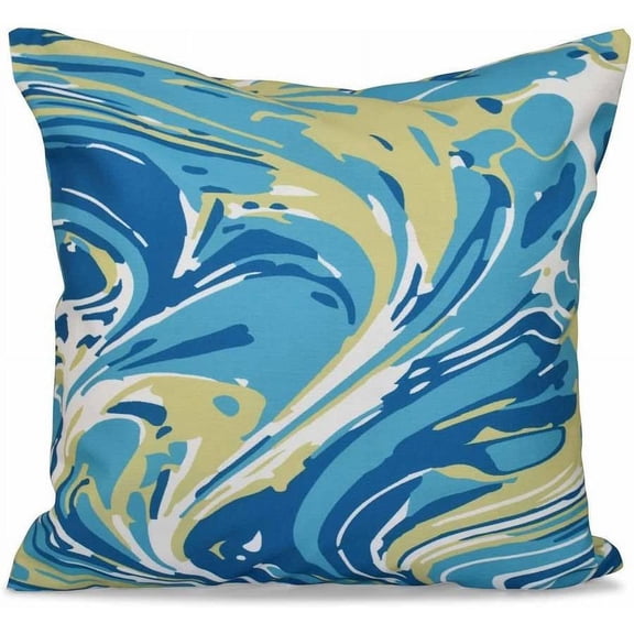 Simply Daisy 16" x 16" Marble Blend Geometric Print Pillow