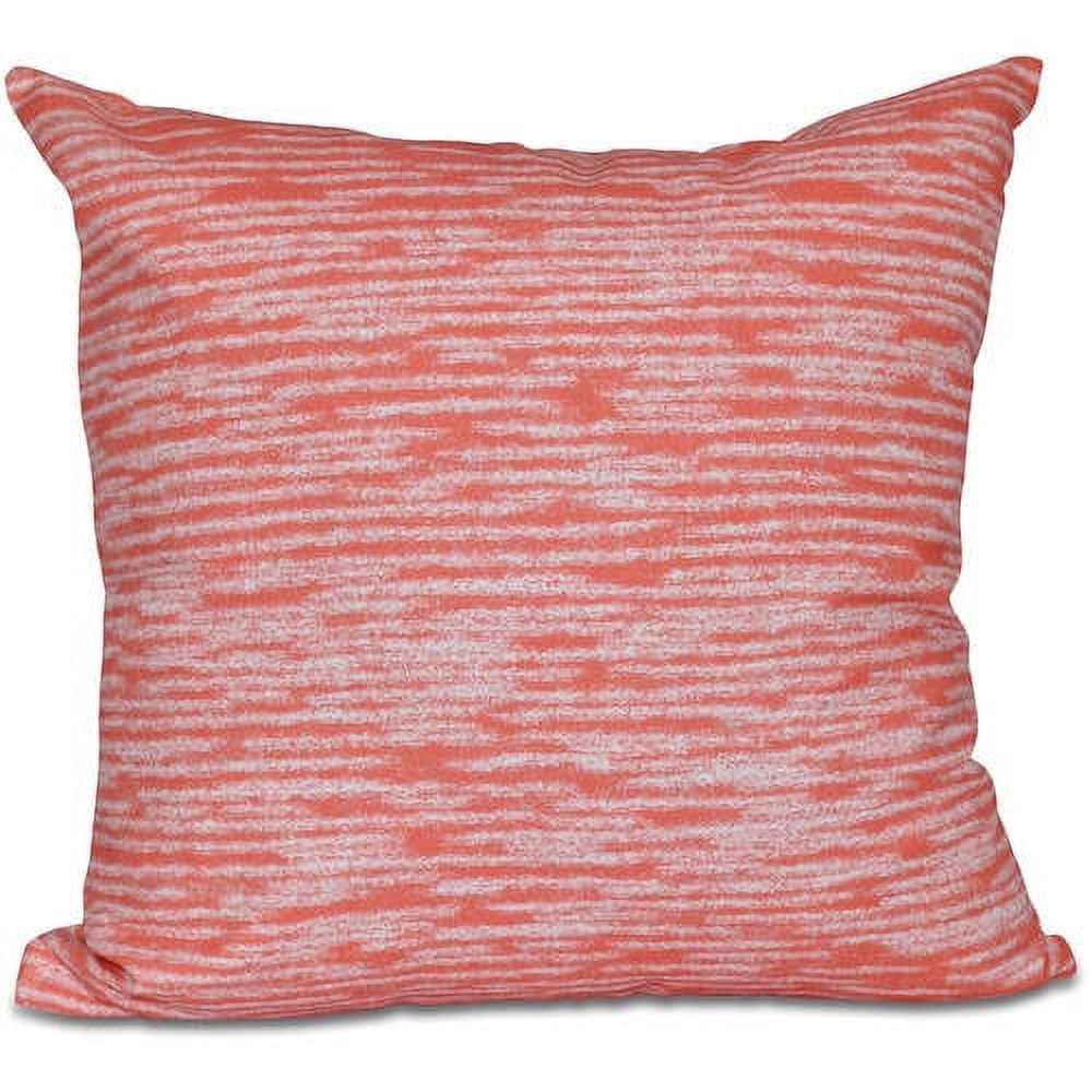 Simply Daisy 16" x 16" Marled Knit Geometric Print Outdoor Pillow