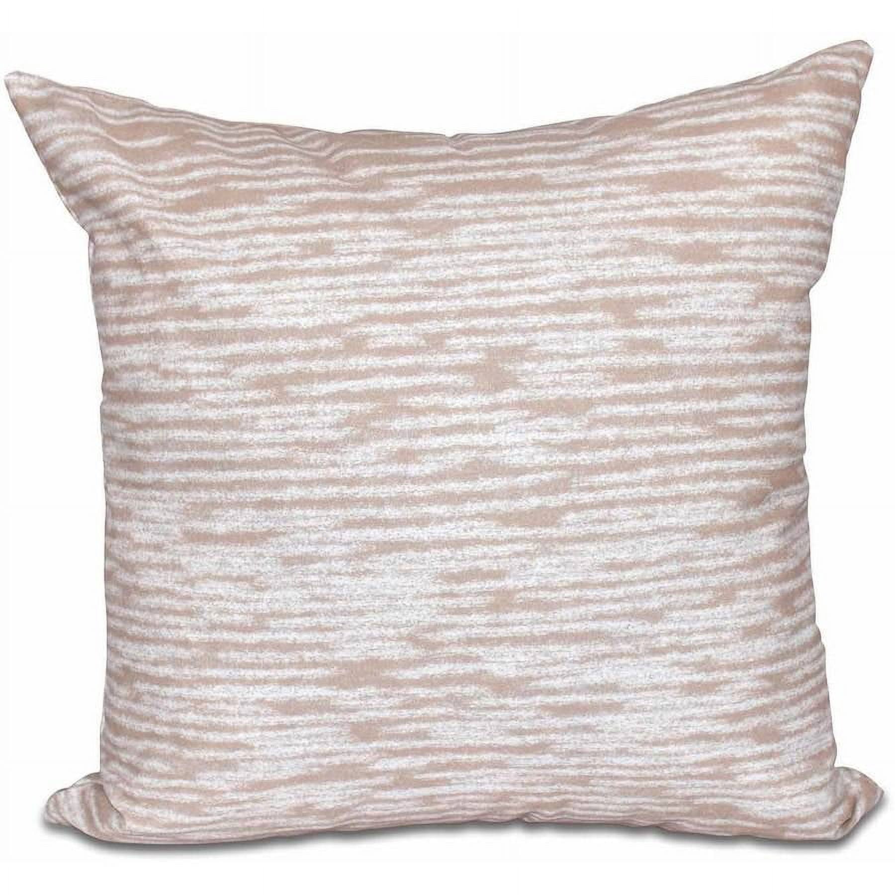 Simply Daisy 16" x 16" Marled Knit Geometric Print Pillow, Taupe