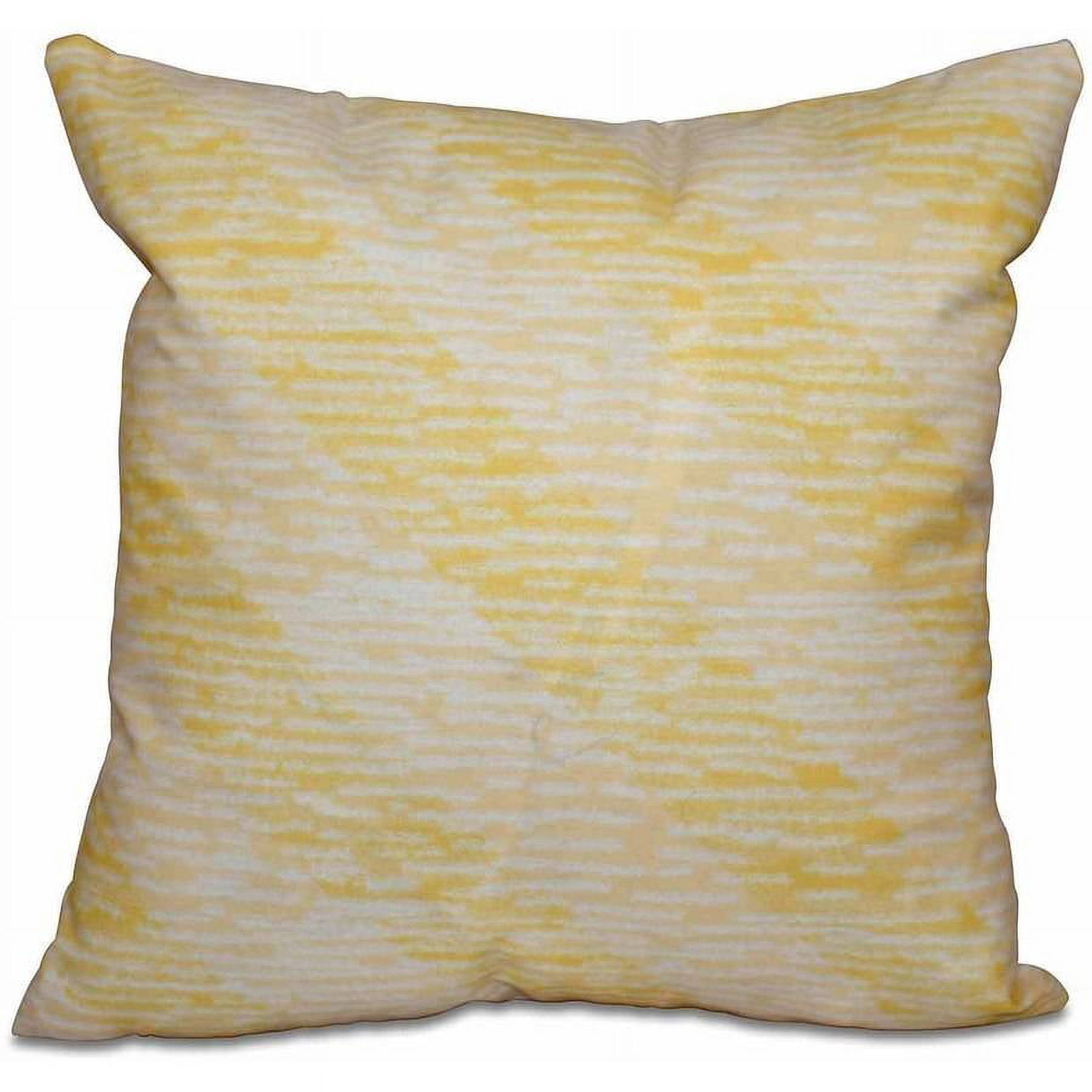 Simply Daisy 16" x 16" Marled Knit Stripe Geometric Print Pillow