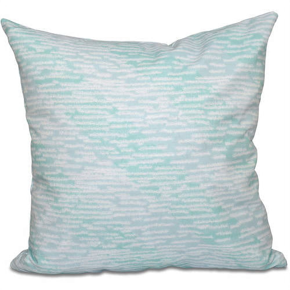 Simply Daisy 16" x 16" Marled Knit Stripe Geometric Print Pillow