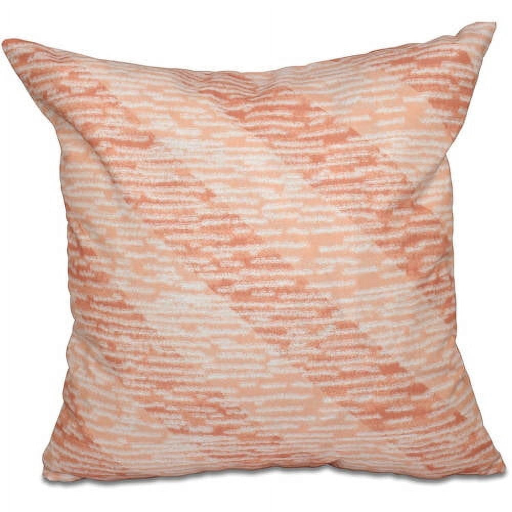 Simply Daisy 16" x 16" Marled Knit Stripe Geometric Print Pillow