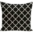 thumbnail image 1 of Simply Daisy 16" x 16" Marrakech Express Geometric Print Pillow, Black, 1 of 2