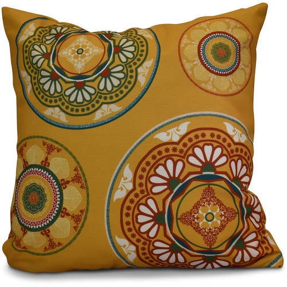 Simply Daisy 16" x 16" Medallions Geometric Print Pillow