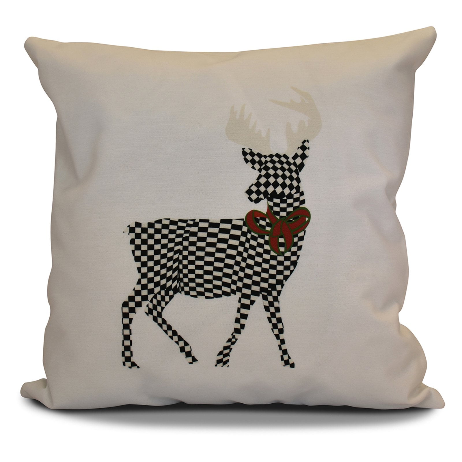 Simply Daisy 16" x 16" Merry Deer Animal Print Pillow