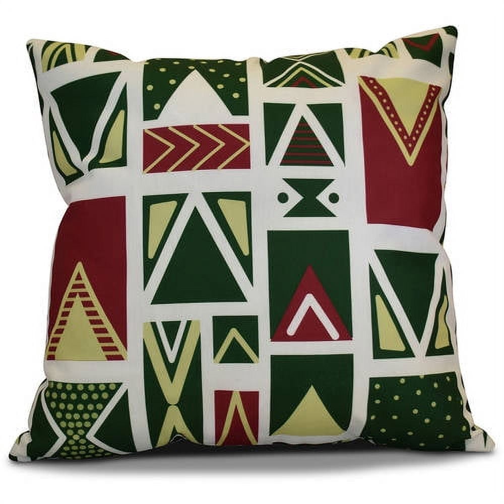 Simply Daisy 16" x 16" Merry Susan Geometric Print Pillow