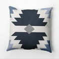 thumbnail image 1 of Simply Daisy 16" x 16" Mesa Geometric Pillow, Navy (1 count), 1 of 1