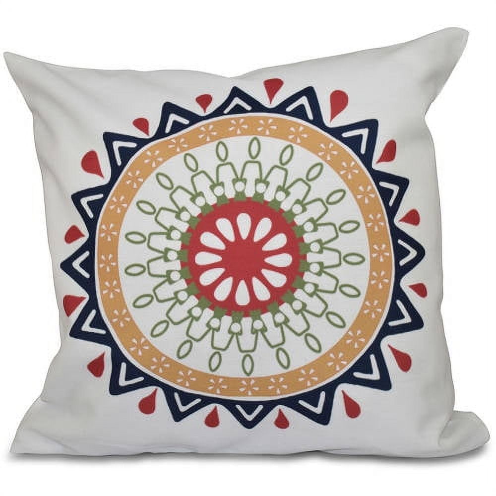 Simply Daisy 16" x 16" Mod Geometric Outdoor Pillow