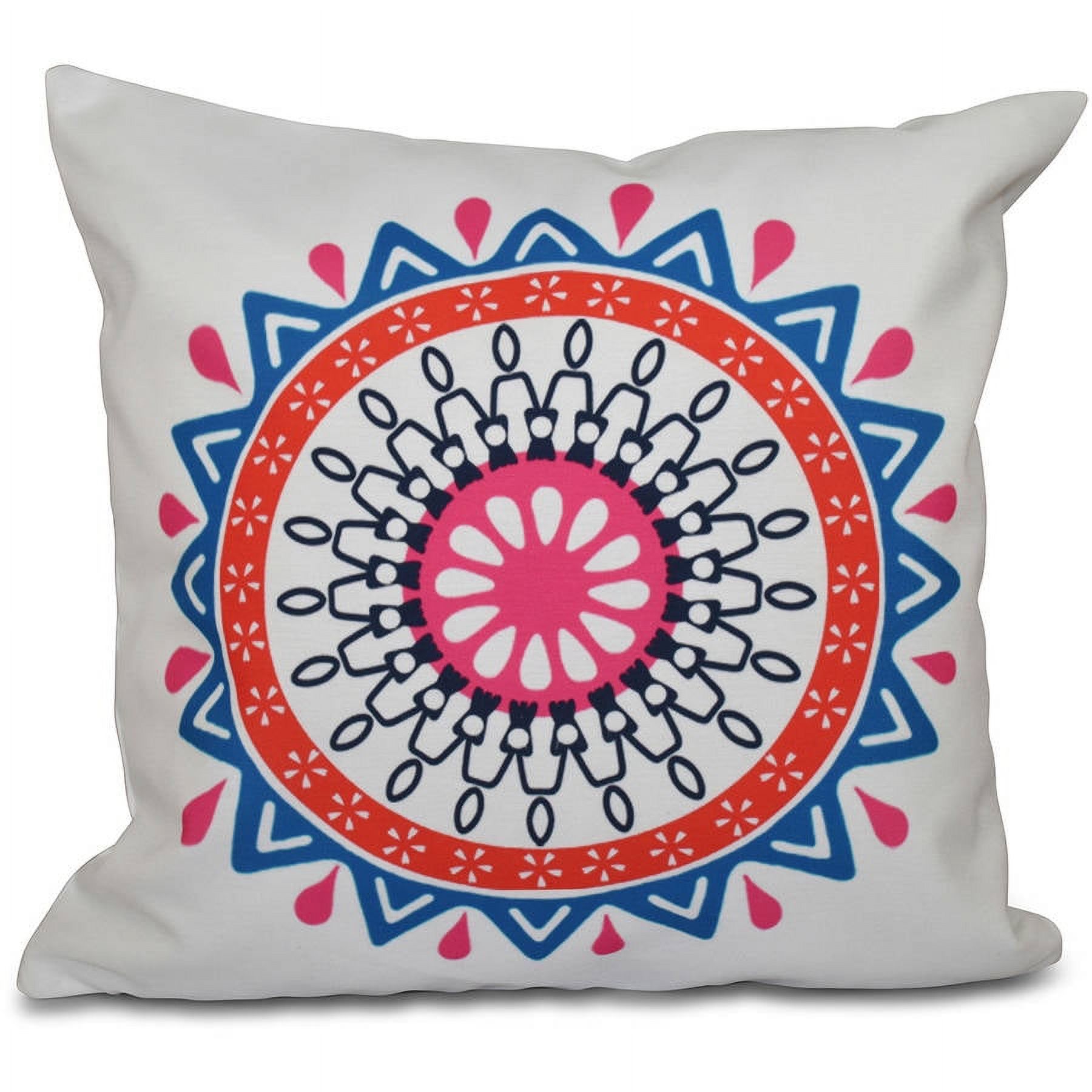 Simply Daisy 16" x 16" Mod Geometric Outdoor Pillow