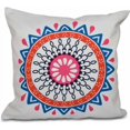 thumbnail image 1 of Simply Daisy 16" x 16" Mod Geometric Print Pillow, 1 of 2
