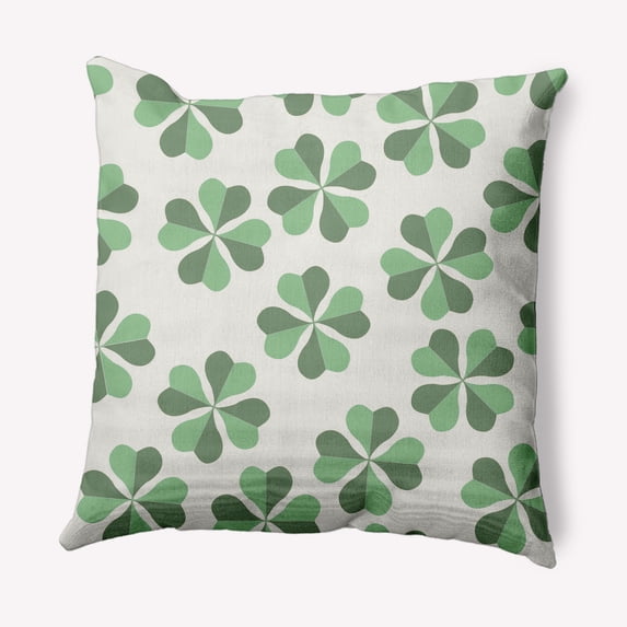 Simply Daisy 16" x 16" Modern, Contemporary St. Patrick's Day Polyester Throw Pillow