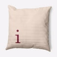 thumbnail image 1 of Simply Daisy 16" x 16" Modern Monogram Decorative Throw Pillow, Cranberry, 1 of 3