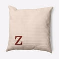 thumbnail image 1 of Simply Daisy 16" x 16" Modern Monogram Decorative Throw Pillow, Maple Red, 1 of 3