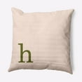 thumbnail image 1 of Simply Daisy 16" x 16" Modern Monogram Decorative Throw Pillow, Olive, 1 of 3