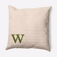 thumbnail image 1 of Simply Daisy 16" x 16" Modern Monogram Decorative Throw Pillow, Olive, 1 of 3
