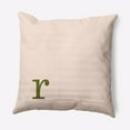 thumbnail image 1 of Simply Daisy 16" x 16" Modern Monogram Decorative Throw Pillow, Olive, 1 of 3