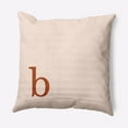 thumbnail image 1 of Simply Daisy 16" x 16" Modern Monogram Decorative Throw Pillow, Sienna, 1 of 3