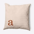 thumbnail image 1 of Simply Daisy 16" x 16" Modern Monogram Decorative Throw Pillow, Sienna, 1 of 3
