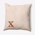 thumbnail image 1 of Simply Daisy 16" x 16" Modern Monogram Decorative Throw Pillow, Sienna, 1 of 3
