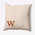 thumbnail image 1 of Simply Daisy 16" x 16" Modern Monogram Decorative Throw Pillow, Sienna, 1 of 3