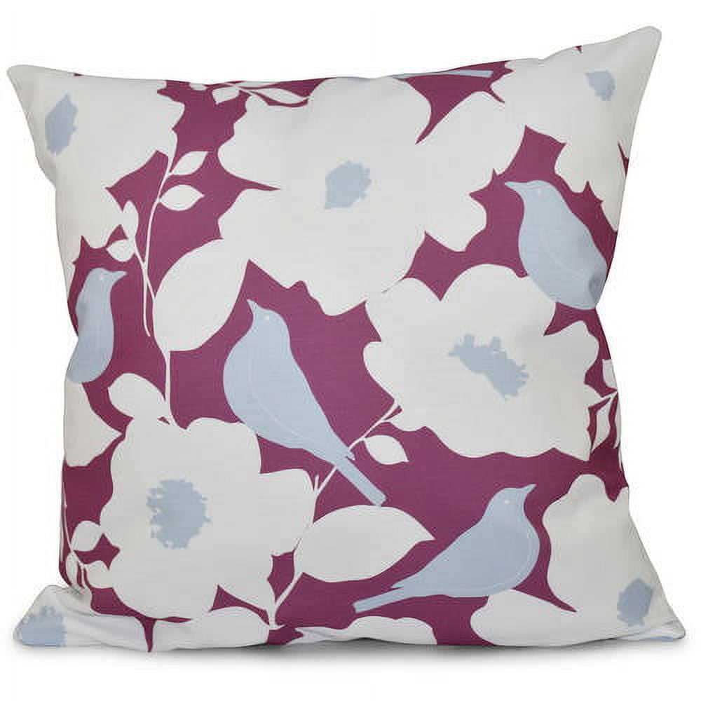 Simply Daisy 16" x 16" Modfloral Floral Outdoor Pillow