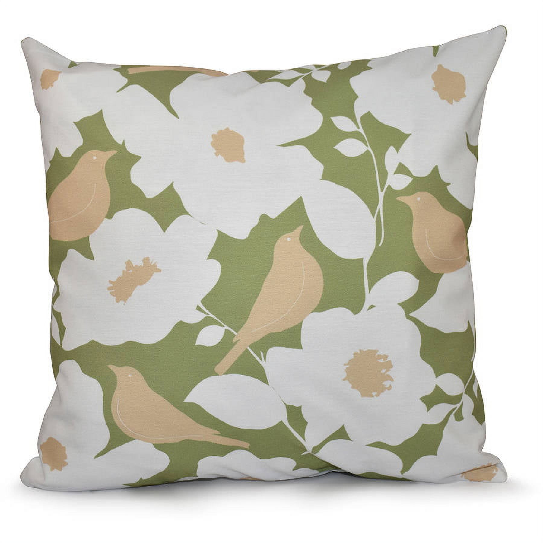 Simply Daisy 16" x 16" Modfloral Floral Outdoor Pillow
