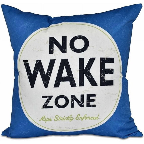 Simply Daisy 16" x 16" Nap Zone Word Print Pillow