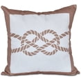 thumbnail image 1 of Simply Daisy 16" x 16" Nautical Knot Geometric Print Pillow, 1 of 2