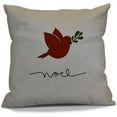 thumbnail image 1 of Simply Daisy 16" x 16" Noel Bird Animal Print Pillow, 1 of 2