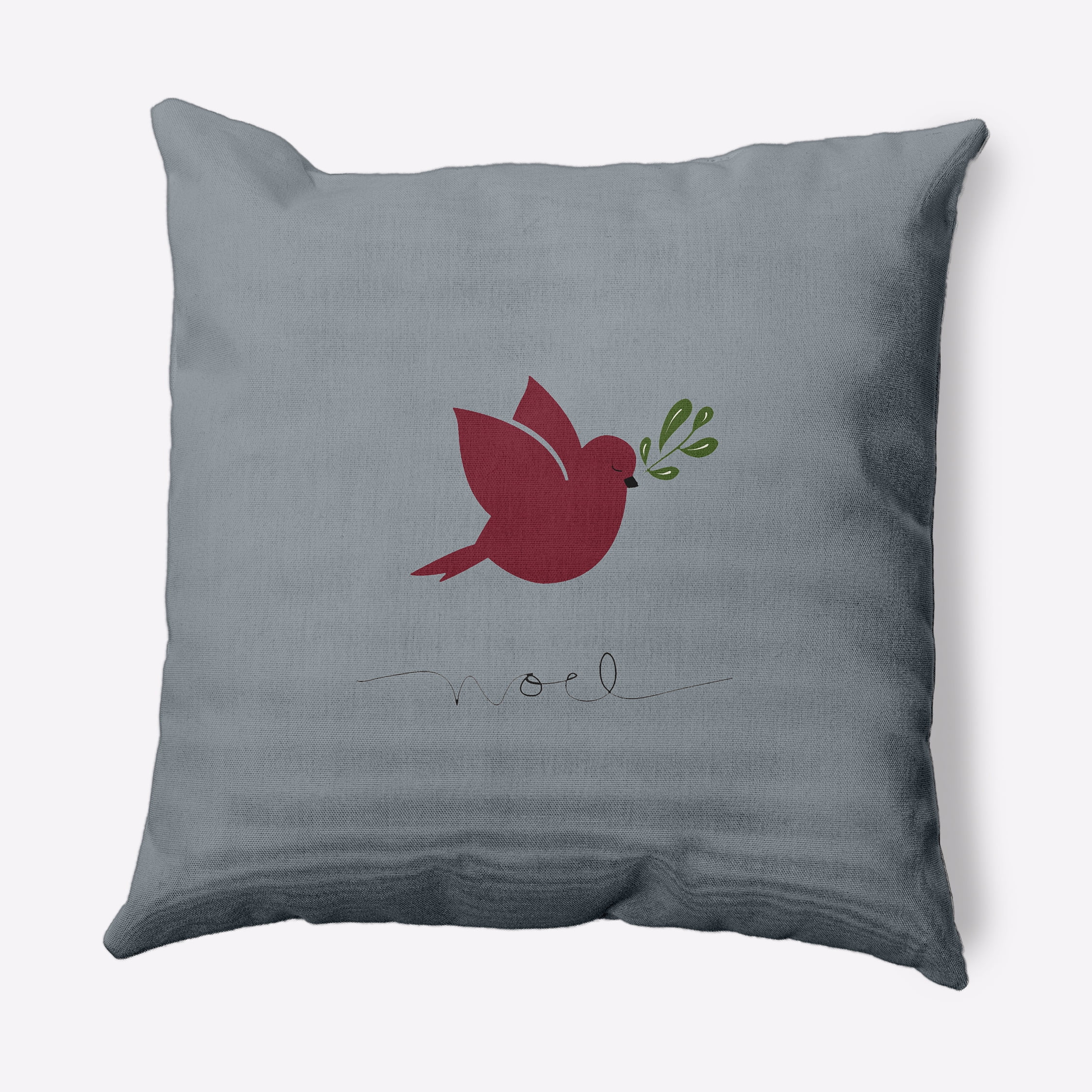 Simply Daisy 16" x 16" Noel Bird Outdoor Throw Pillow