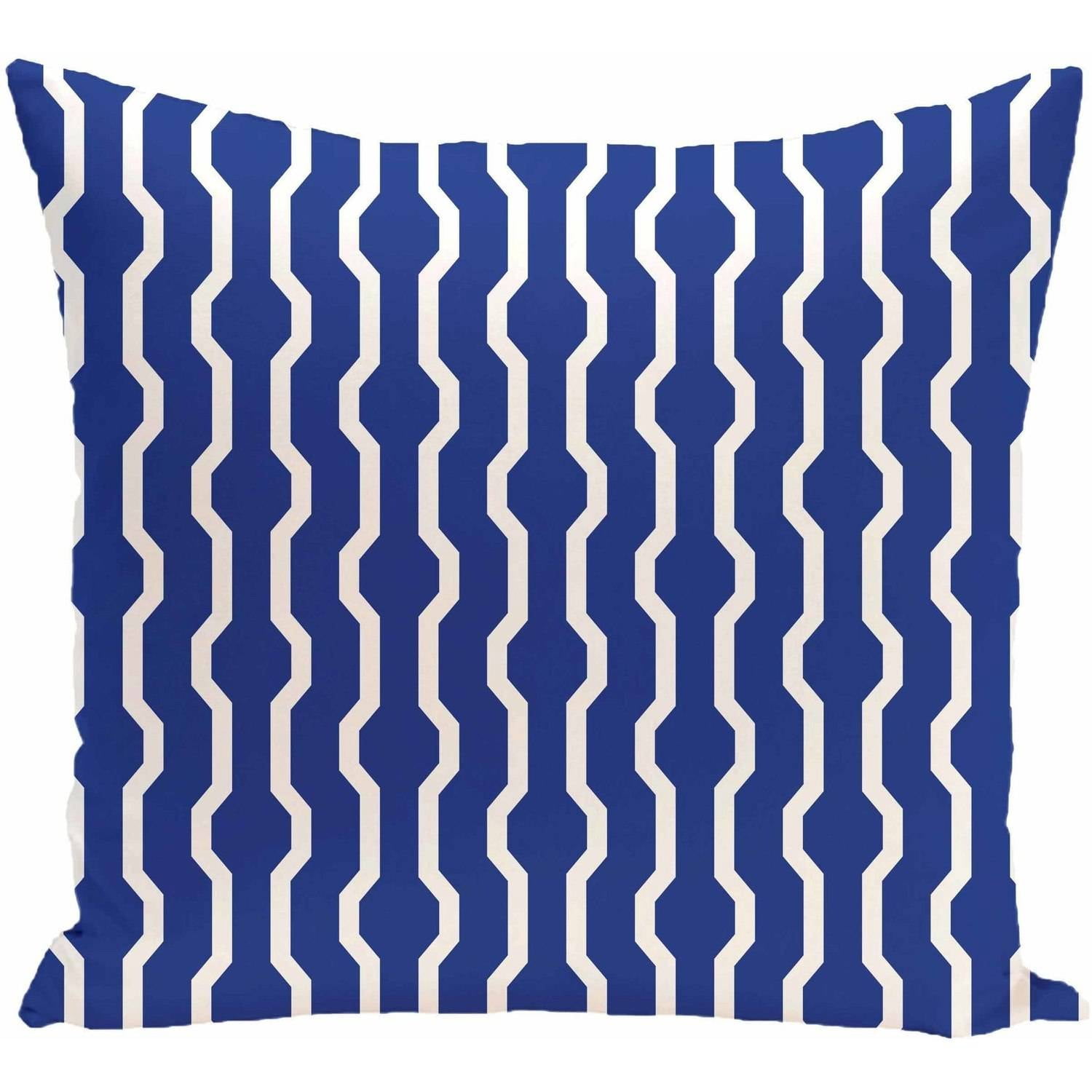 Simply Daisy 16" x 16" Nuts and Bolts Decorative Holiday Geometric Print Pillow