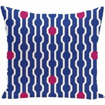 Simply Daisy 16" x 16" Nuts and Bolts Decorative Holiday Geometric Print Pillow