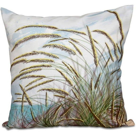 Simply Daisy 16" x 16" Ocean Breeze Floral Print Pillow