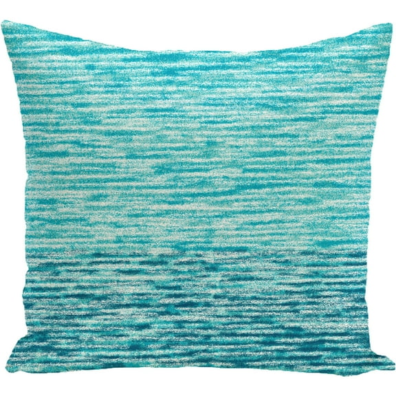 Simply Daisy 16" x 16" Ocean View Geometric Print Pillow, Teal