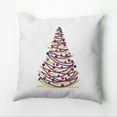 thumbnail image 1 of Simply Daisy 16" x 16" Oh Christmas Tree Geometric Print Pillow, 1 of 3