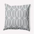 thumbnail image 1 of Simply Daisy 16" x 16" Ovals Go 'Round Indoor/Outdoor Throw Pillow, Rain Cloud (1 count), 1 of 3