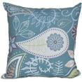 thumbnail image 1 of Simply Daisy 16" x 16" Paisley Floral Floral Print Outdoor Pillow, 1 of 1