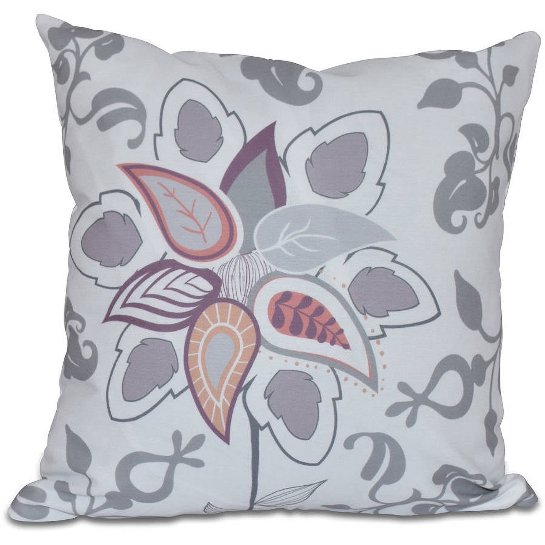 Simply Daisy 16" x 16" Paisley Pop Floral Print Outdoor Pillow