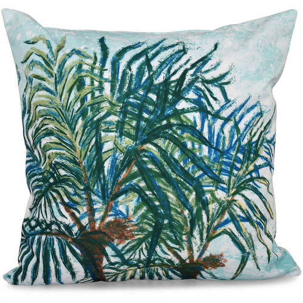 Simply Daisy 16" x 16" Palms Floral Print Pillow