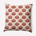 thumbnail image 1 of Simply Daisy 16" x 16" Patterned Pumpkins Decorative Throw Pillow, Maple Red, 1 of 4