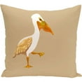 thumbnail image 1 of Simply Daisy 16" x 16" Pelican March Animal Print Pillow, 1 of 2