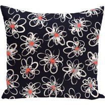Simply Daisy 16" x 16" Penelope Floral Geometric Print Pillow