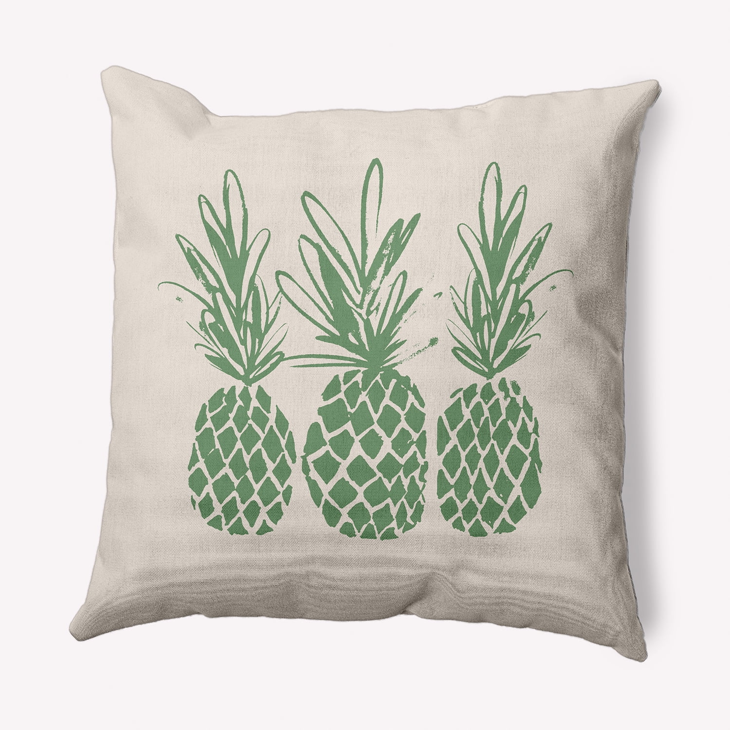 Simply Daisy 16" x 16" Pineapples Decorative Throw Pillow, Sage