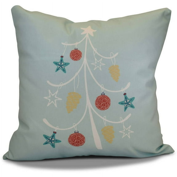 Simply Daisy 16" x 16" Pinecone Tree Geometric Print Pillow