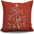 thumbnail image 1 of Simply Daisy 16" x 16" Pinecone Tree Geometric Print Pillow, 1 of 2