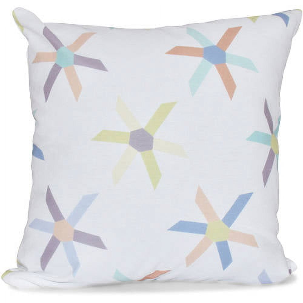 Simply Daisy 16" x 16" Pinwheel Pop Geometric Print Outdoor Pillow