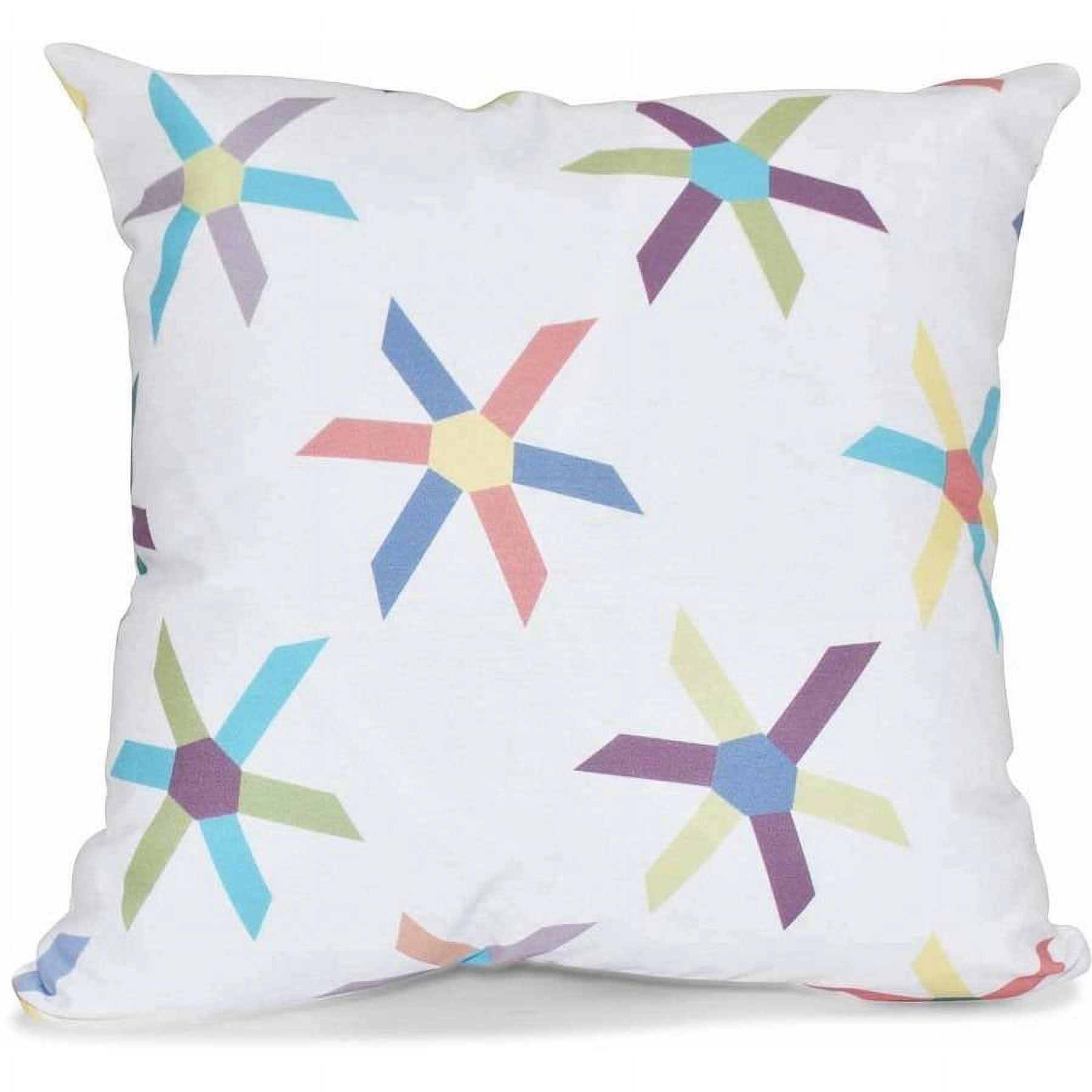 Simply Daisy 16" x 16" Pinwheel Pop Geometric Print Pillow