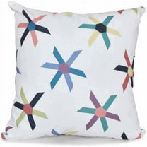 Simply Daisy 16" x 16" Pinwheel Pop Geometric Print Pillow