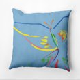 thumbnail image 1 of Simply Daisy 16" x 16" Polyester Decorative Outdoor Pillow, Blue (1 count), 1 of 1